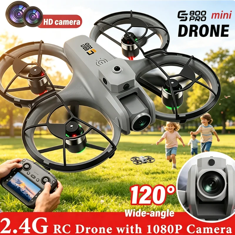 Drone Camera Vlog - โดรน ES800PRO ดีไซน์ตามหลักอากาศพลศาสตร์ ขนาด 1:1 กล้อง