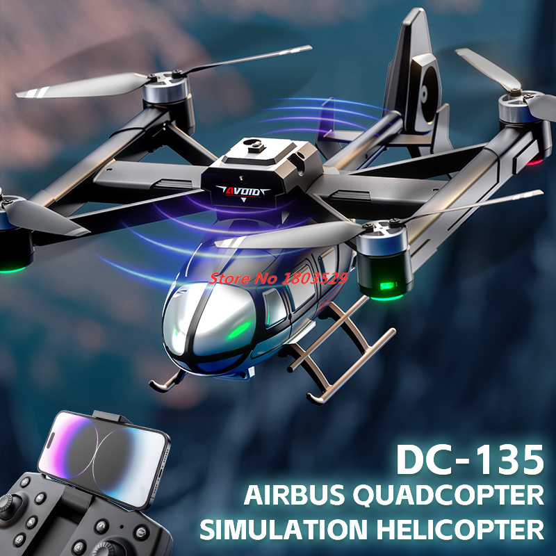 Drone Camera Hd - โดรนไร้แปรงถ่าน หลบหลีกสิ่งกีดขวางได้ พร้อม WIFI กล้อง HD