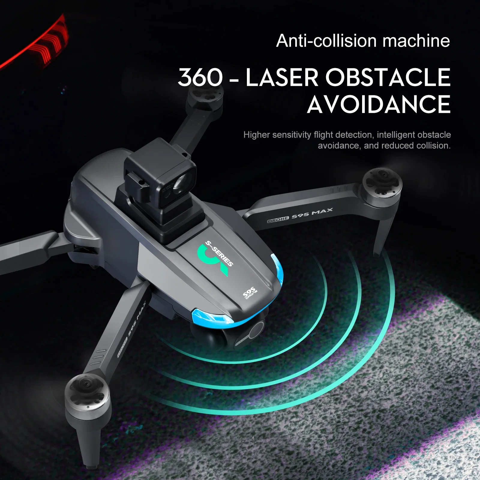 ใหม่S9S MAX MINI Drone 4K 2 แก - Drone Camera With Gimbal บทวิจารณ์และราคา