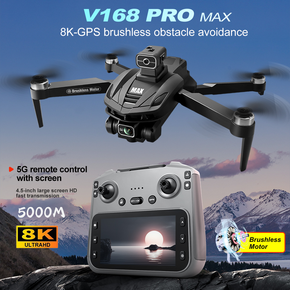 V168 PRO Max GPS Drone 8K Prof - Drone Camera Hd บทวิจารณ์และราคา