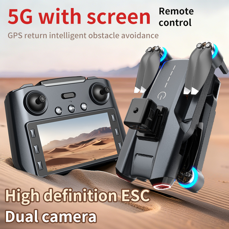 814 โดรนระดับมืออาชีพ 4K HD กล - Drone Camera With Gimbal บทวิจารณ์และราคา